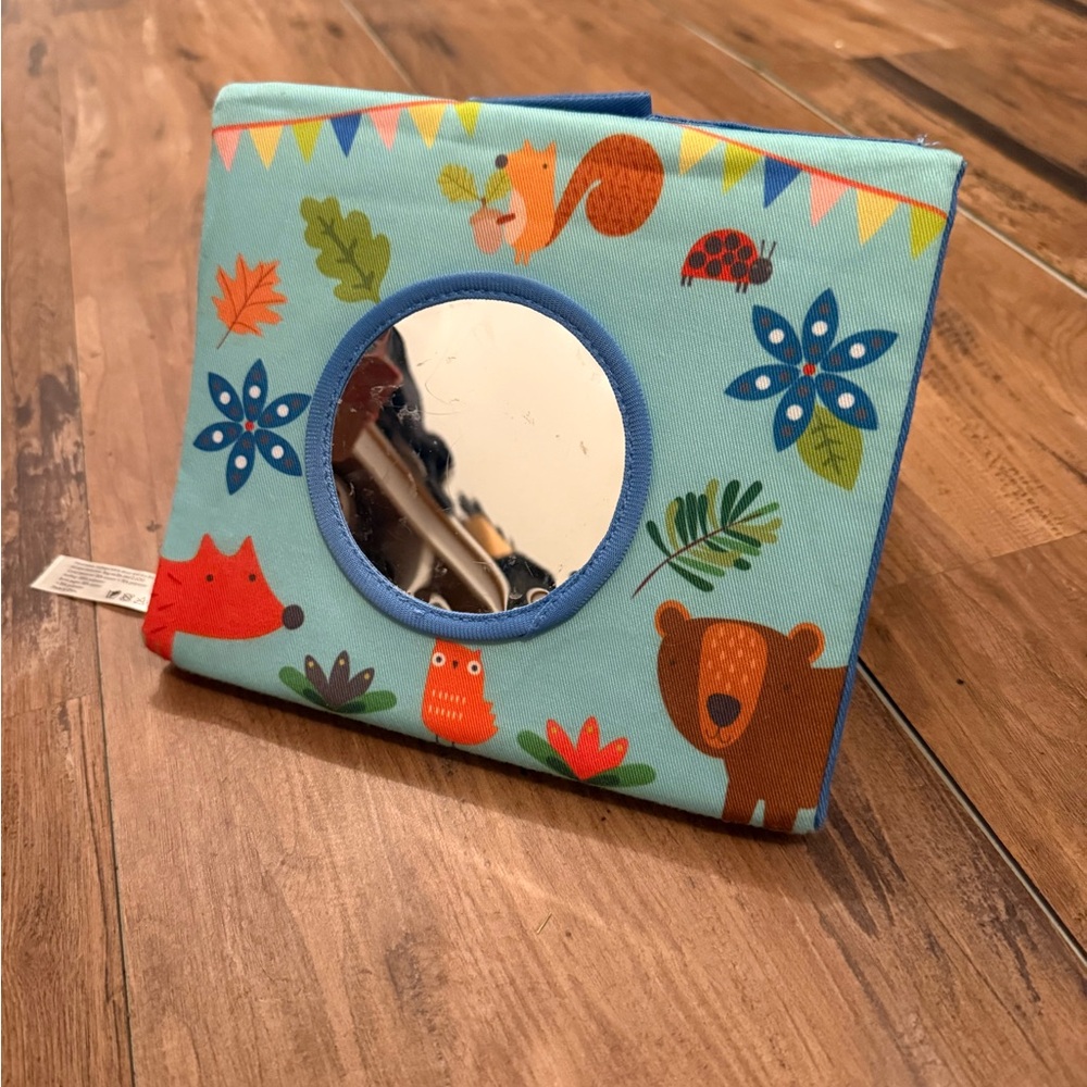 Usborne Woodland Tummy Time Mirror/Book